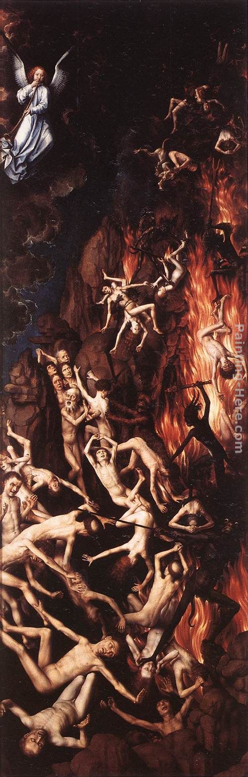 Last Judgment Triptych [detail 9] painting - Hans Memling Last Judgment Triptych [detail 9] art painting